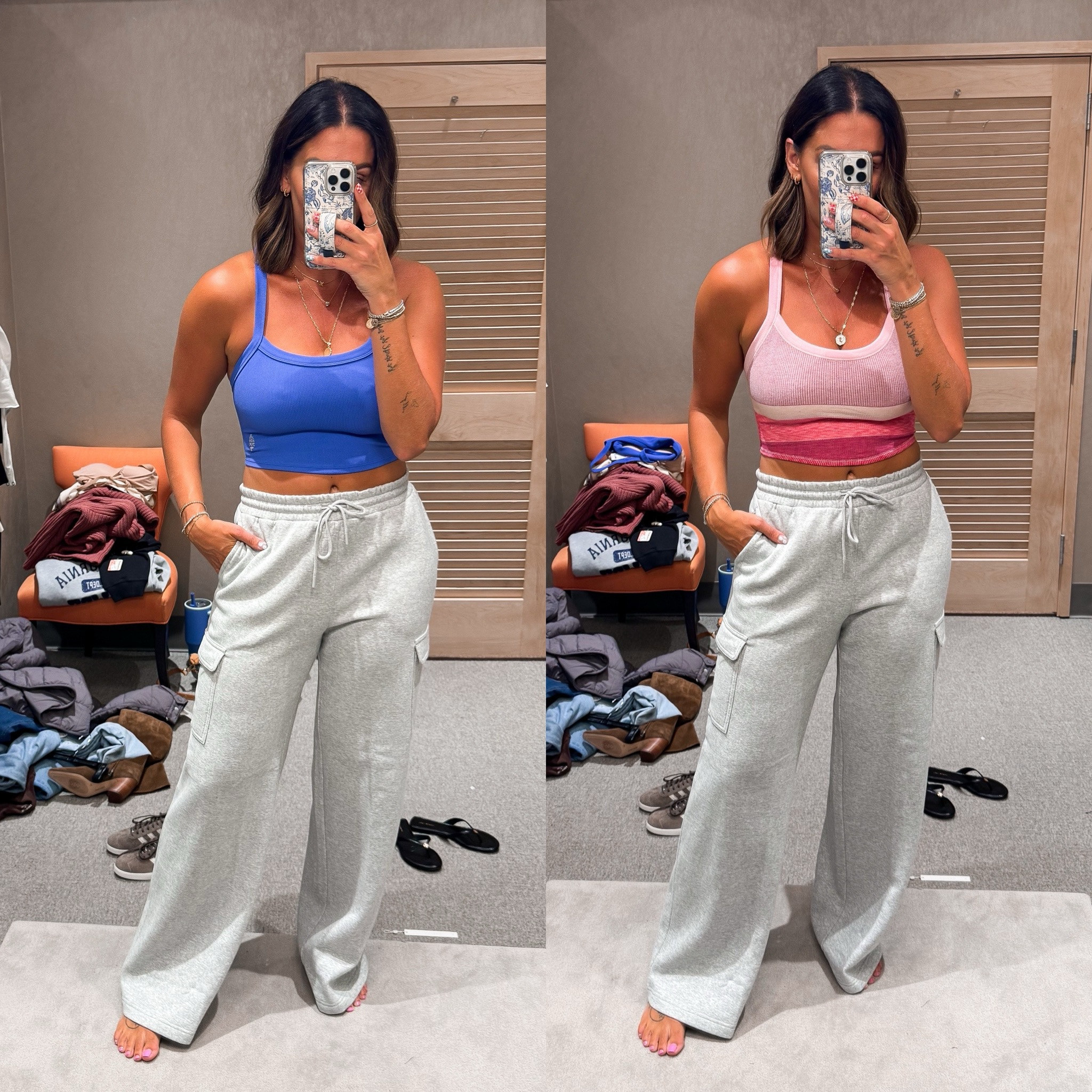 The BEST cargo sweatpants-medium
Bralette-Xs/s

#LTKxNSale #LTKSummerSales #LTKSeasonal