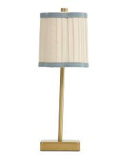 15x5.5 Fluted Trimmed Lampshade Rechargeable Lamp | TJ Maxx