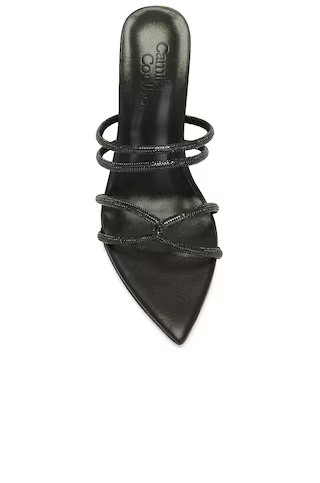 Camila Coelho Crystal Mule in Black from Revolve.com | Revolve Clothing (Global)