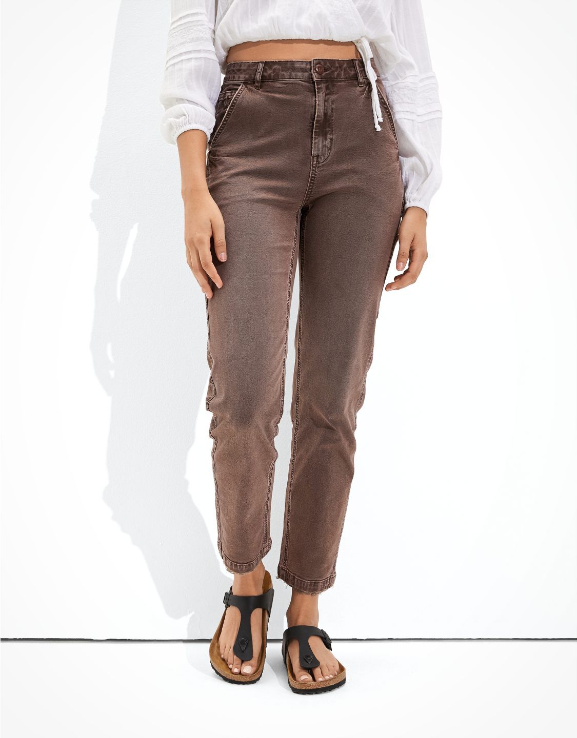 AE Stretch Highest Waist '90s Boyfriend Pant | American Eagle Outfitters (US & CA)