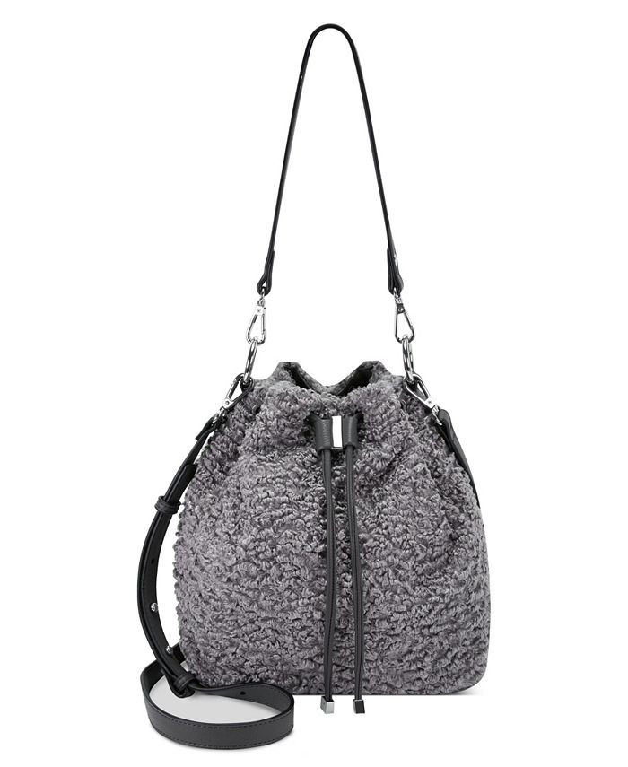 INC International Concepts Binxee Sherpa Bucket Bag, Created for Macy's & Reviews - Handbags & Ac... | Macys (US)