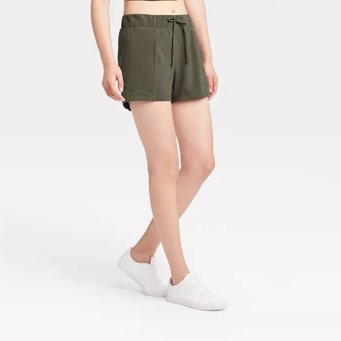 Women's Move Stretch Woven Shorts 4" - All in Motion™ | Target