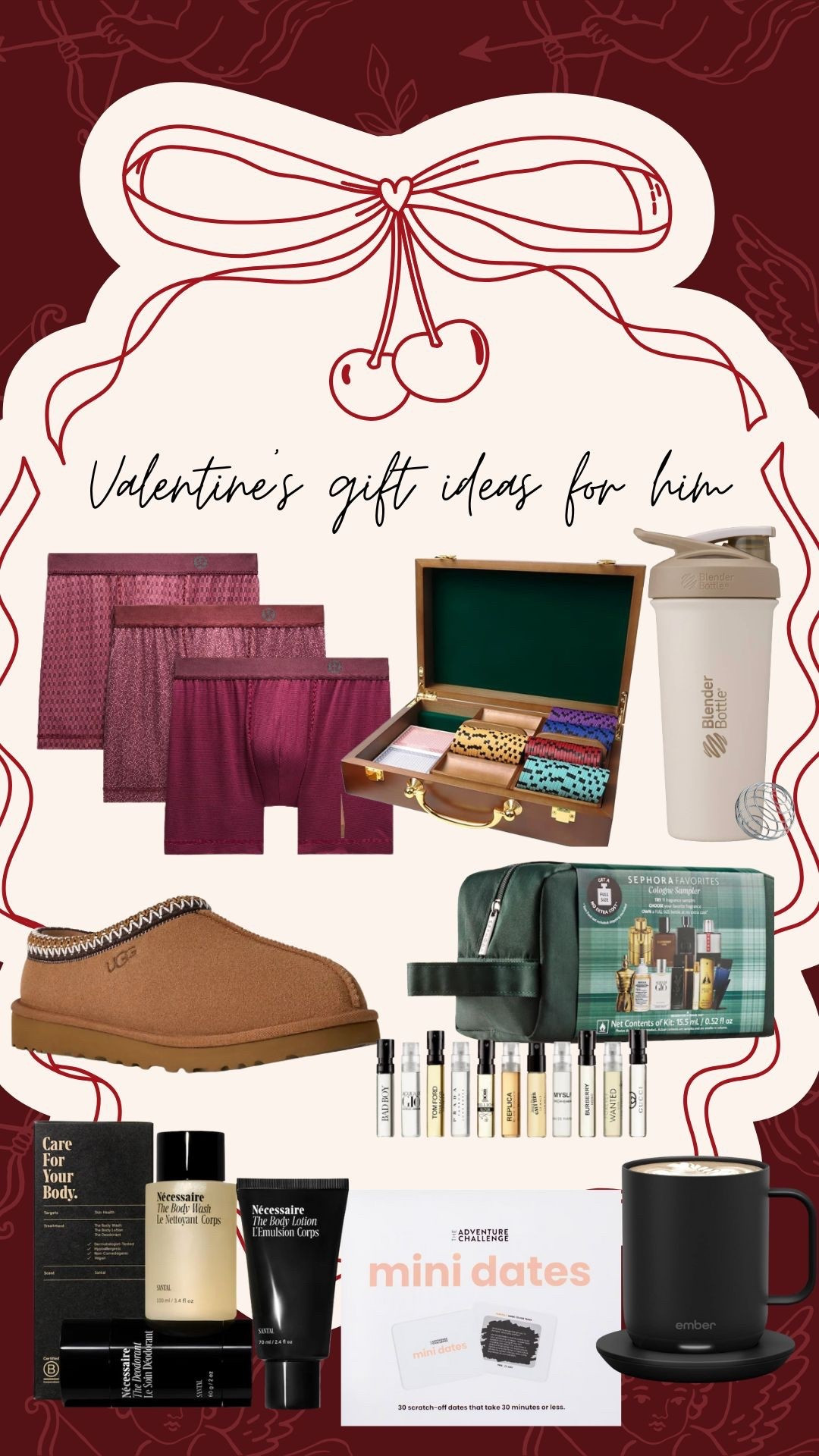 Valentine’s Day gifts from him 🤍🎀

Gift guide for him, Valentine’s Day gifts for him, gifts for him 



#LTKMens #LTKSeasonal #LTKValentine