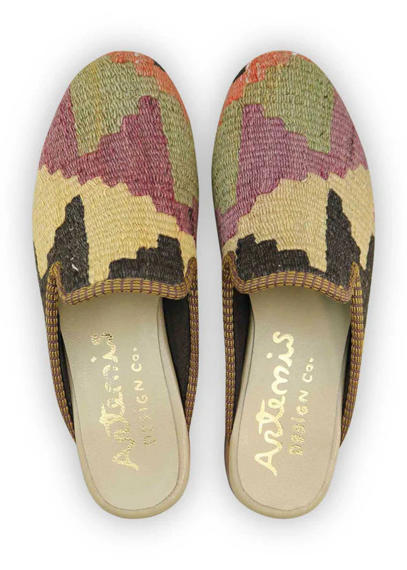 Women's Kilim Slippers - Size 7 | Artemis Design Co.