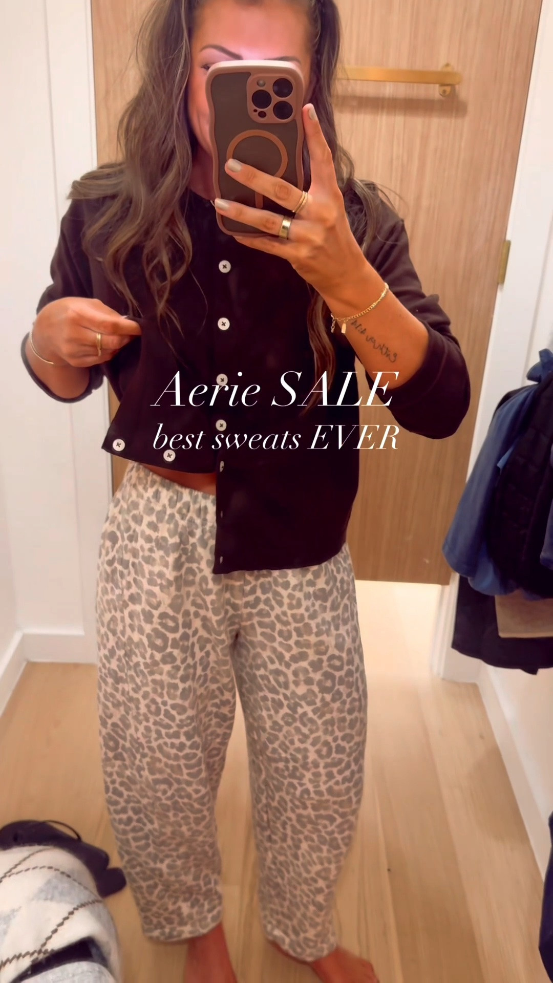 Aerie new cozy arrivals are ON SALE!! I’m wearing my true aerie size of XS (I always size down in aerie!) in everything except the skirt I did S for a loose fit and the leopard zip pullover is a M bc it was the last one in my store 🤣 I would do an XS though! Def runs oversized. 


School drop off 
Mom outfit
What to wear
Outfit ideas
Fall outfits 
Leopard
Matching sets