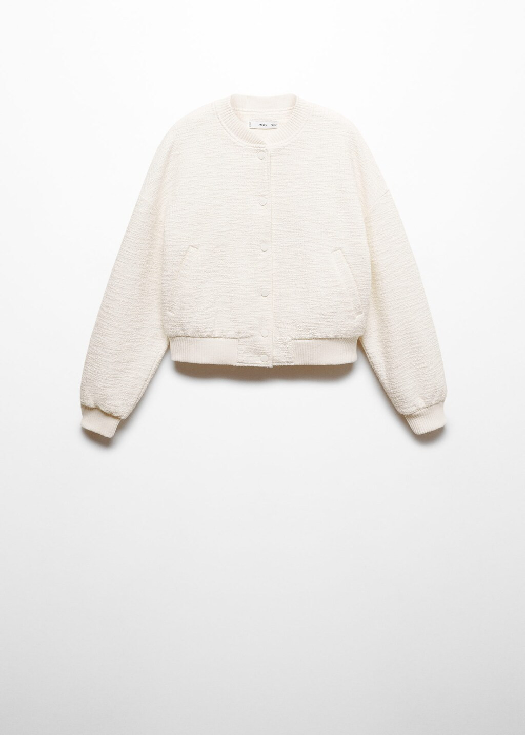 Tweed bomber jacket -  Women | Mango USA | MANGO (US)