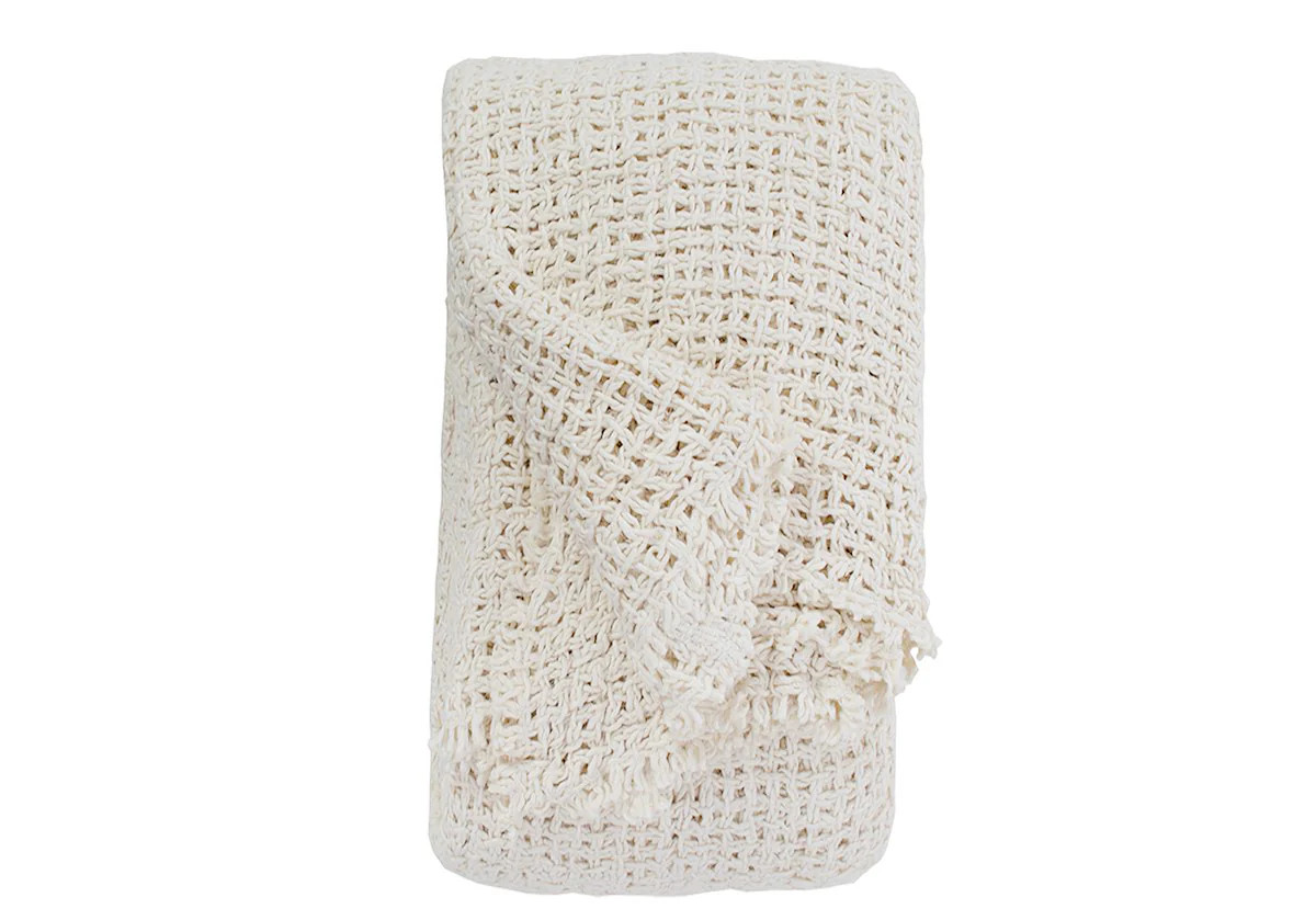 TRAWICK IVORY COVERLET | Alice Lane Home Collection