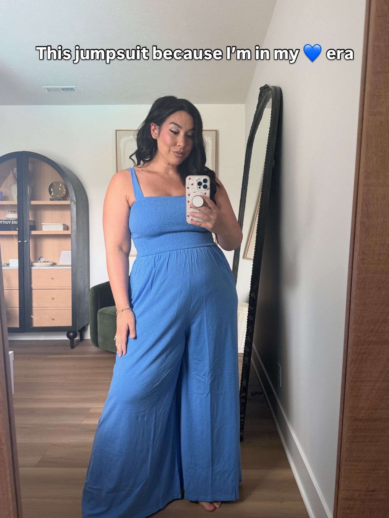 Size xl
Midsize summer outfits
Blue jumpsuit 
@Aerie

#LTKootd #LTKgrwm #LTKMidsize