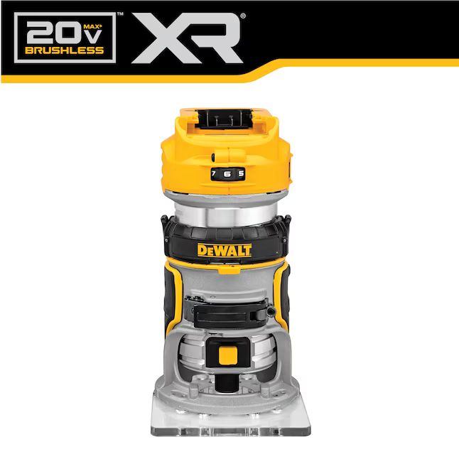 DEWALT XR 1/4-in Variable Speed Brushless Fixed Cordless Router (Bare Tool)Item #1124437 |Model #... | Lowe's