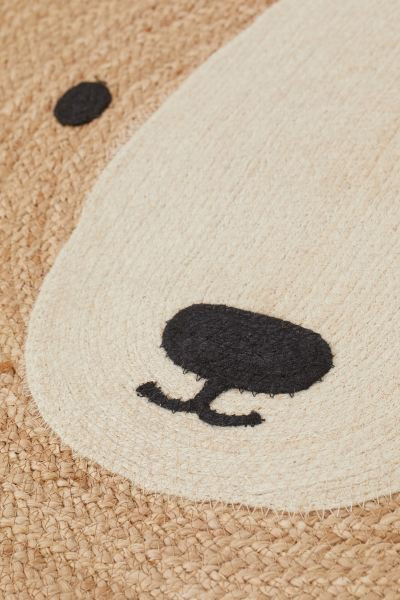 Round Jute Rug - Beige/bear - Home All | H&M US | H&M (US + CA)