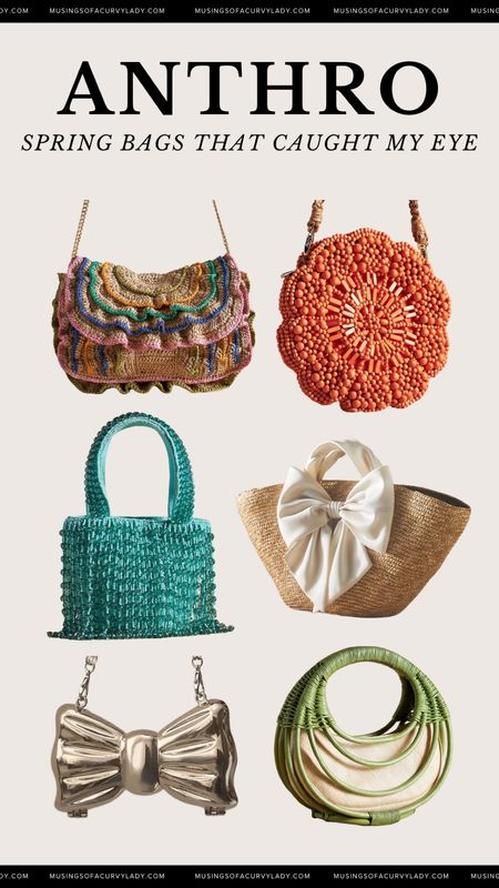 Anthropologie has released some of the cutest spring bags I’ve ever seen. Here are a few that definitely caught my eye and will be in my closet very soon.



#LTKitbag #LTKstyletip #LTKSeasonal