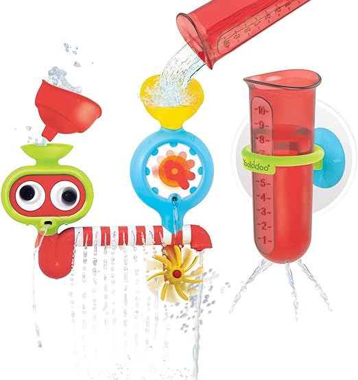Yookidoo Baby Bath Toy - Spin 'N' Sprinkle Water Lab - Spinning Gear and Googly Eyes for Bath Tim... | Amazon (US)