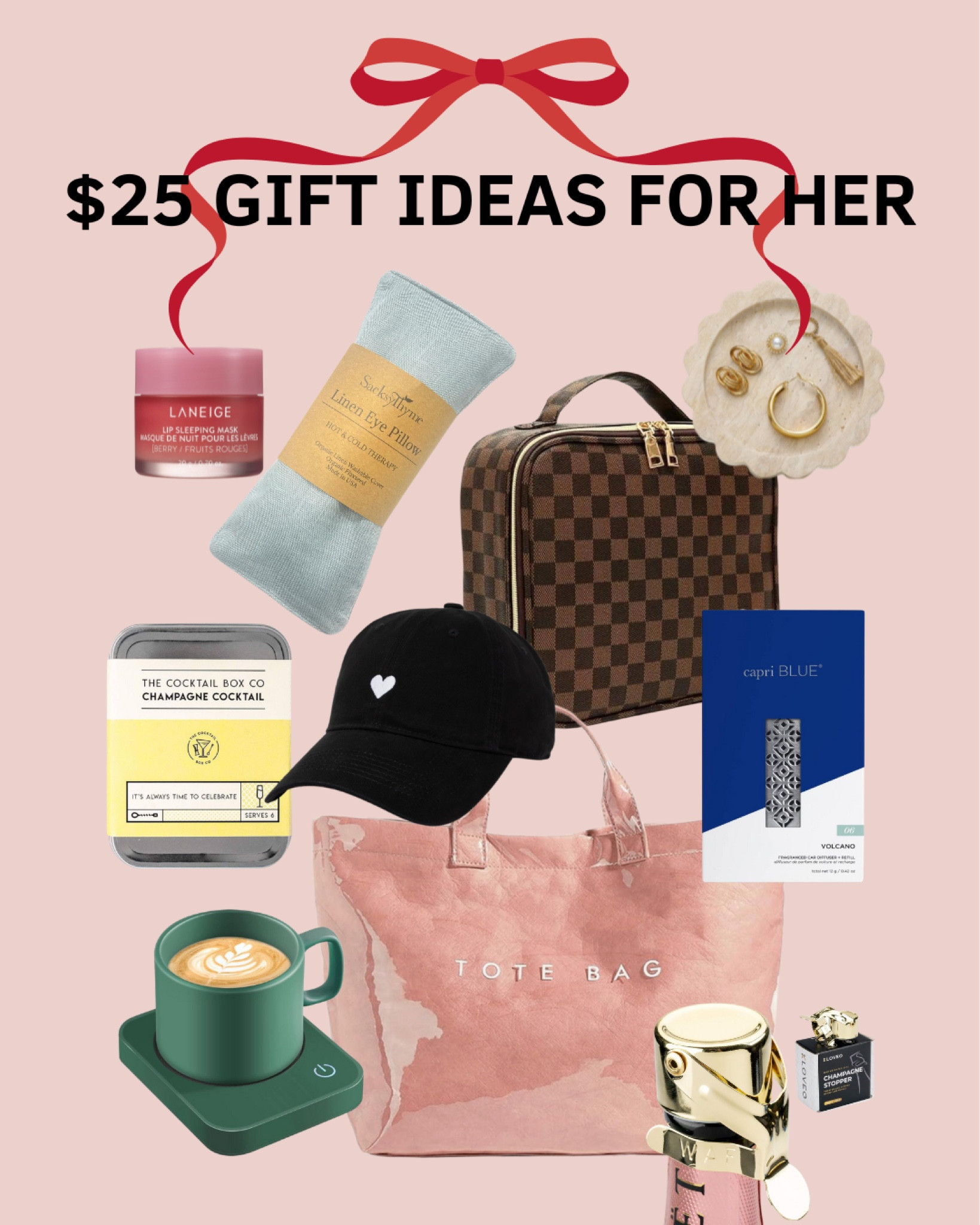 Struggling to find the perfect gift for all the special women in your life without spending too much? Our curated list of gift ideas for $25 has got you covered! Whether you're shopping for your mother, sister, wife, girlfriend, daughter, grandmother, mother-in-law, sister-in-law, best friend, boss, co-worker, aunt, niece, cousin, mentor, teacher, or coach, these budget-friendly and thoughtful gifts are ideal for any occasion. From an affordable tote bag to must-have little luxuries, find the perfect present that shows you care without overspending. These affordable treasures also make great Christmas stocking stuffers and birthday surprises. Solve your gifting dilemmas with these wonderful and wallet-friendly options that will make her day extra special!

#LTKFindsUnder50 #LTKHoliday #LTKGiftGuide