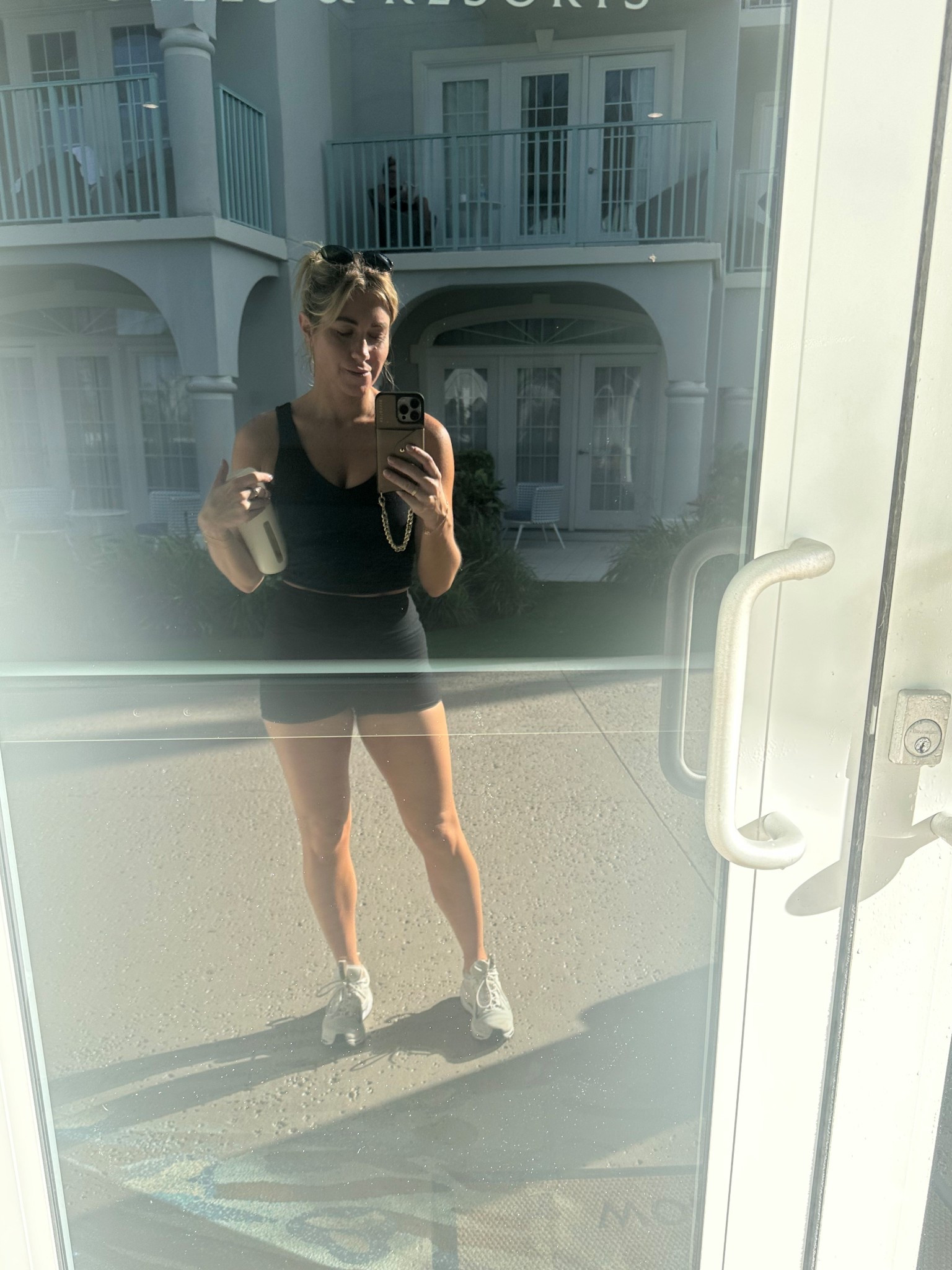 Always working out even when I travel 

#LTKTravel #LTKOver40 #LTKActive