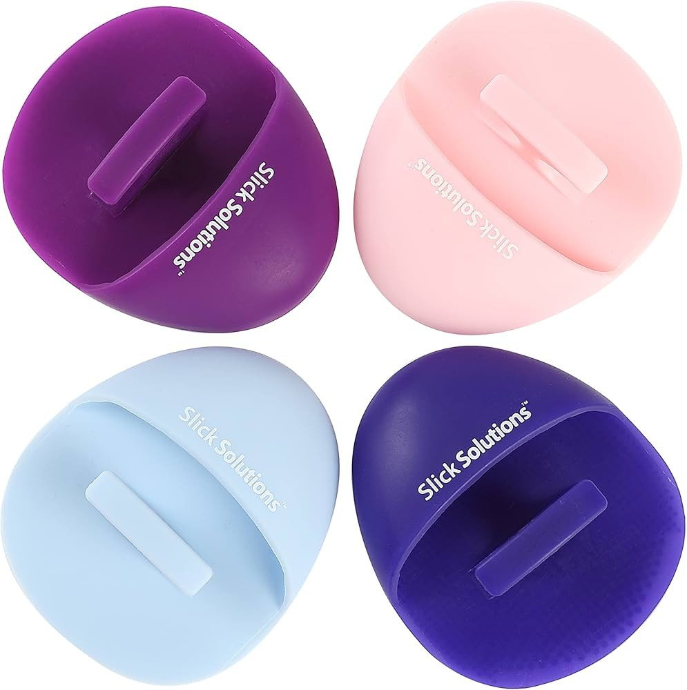 Slick- Silicone Facial Cleansing Brush, 4 Pack, Silicone Face Scrubber Exfoliator | Amazon (US)