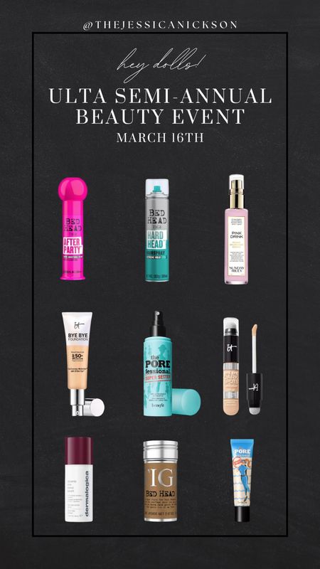 My Ulta Semi Annual Beauty sale picks- March 16! 🤩 So many of my favorite essentials are on sale for 50% off!! 

The bed head after party is the BEST product for achieving the perfect slick back bun ✨ And seeing Sunday Riley on sale?! This sale is too good. 



#LTKbeauty #LTKsalealert #LTKfindsunder50