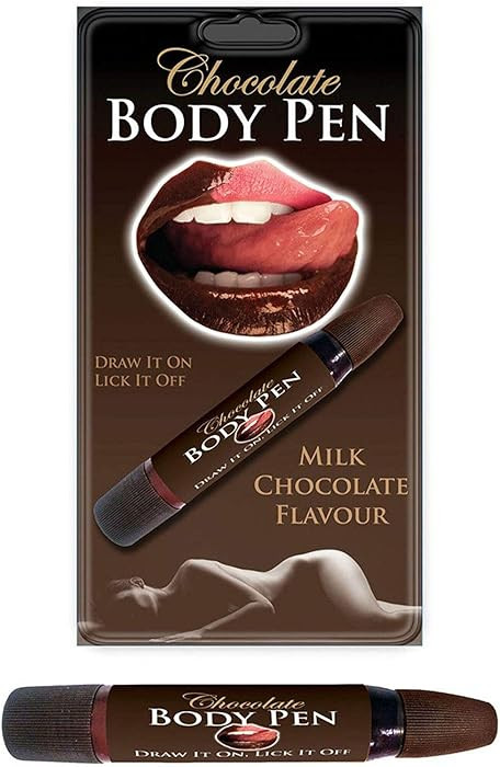 Chocolate Body Pen Lovers Gift - Draw It, Lick It! Edible Body Paint Love Couples Present | Amazon (US)