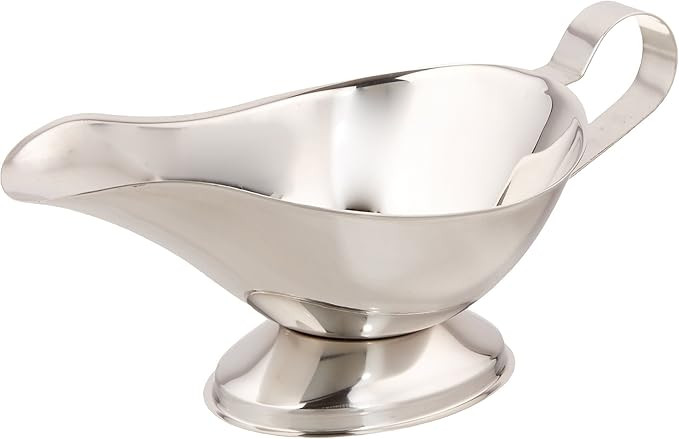 Royal Industries Gravy Boat, Stainless Steel, 16 Oz, Silver | Amazon (US)