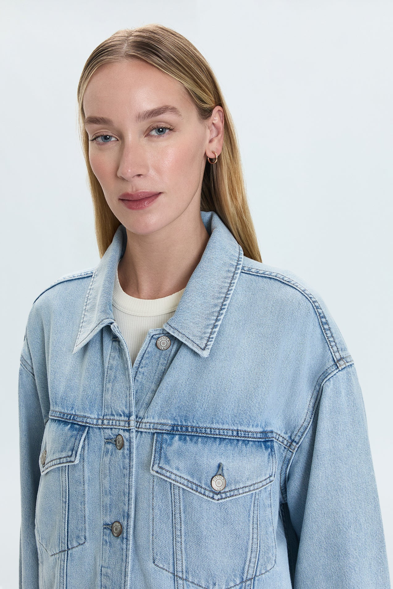Rowan Boyfriend Trucker - Chateau | Pistola Denim