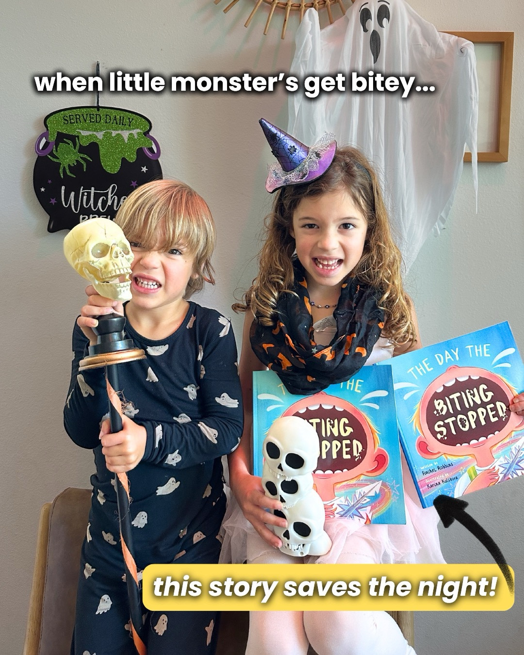 Sink your teeth into a better bedtime story this Halloween 🦇📖


Help your little vampire stop biting — with a story that teaches empathy, not just ‘don’t bite.’ 🧛

💬 Teaches empathy
❤️ Builds emotional literacy
🙊 Develops conflict resolution skills
🍃 Helps with accountability, respect, and self worth

📖 Available now on Amazon and the paperback is ranking top 50 for social skills!!

#toddlerlife #preschoolbooks #halloweenreads #gentleparenting #emotionalintelligenceforkids

#LTKBaby #LTKKids #LTKFamily