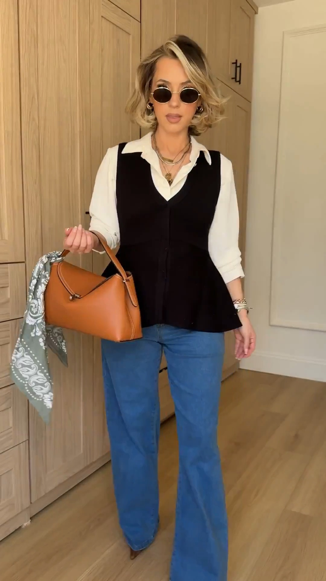 GRWM for church 🤗🙌🏼 comfy, stylish, modest 👏🏼 

Size 4 jeans
small in Express top 
Exact vest is from Commense. Linked similar options 

#LTKootd #LTKgrwm #LTKPetite