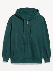 Oversized Full-Zip Hoodie for Women | Old Navy (US)