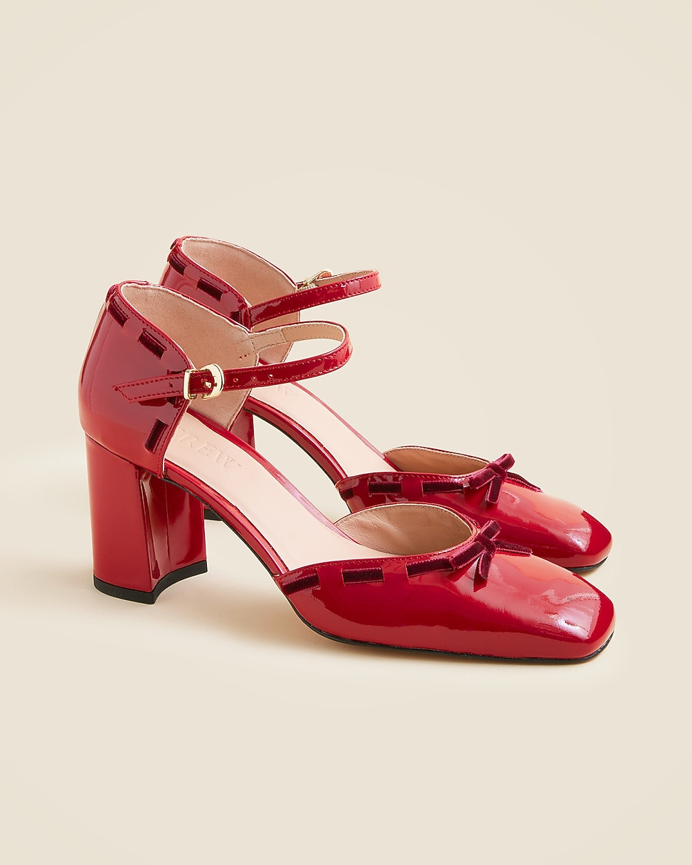 Maisie bow heels in patent leather | J. Crew US
