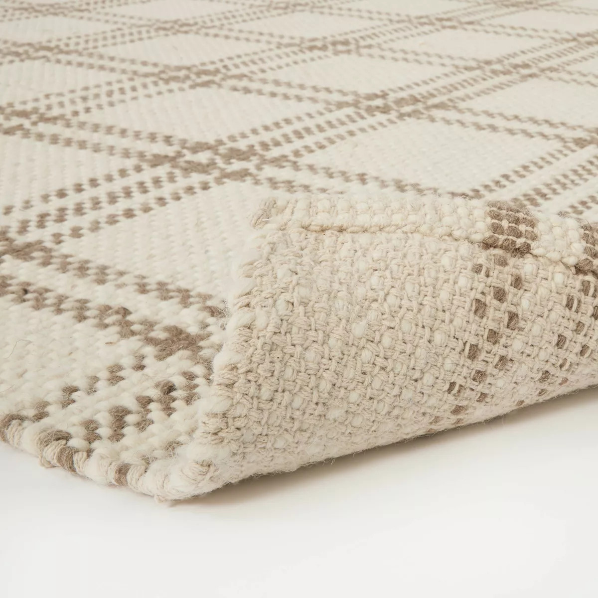 Cottonwood Handwoven Plaid Wool/Cotton Area Rug - Threshold™ designed with Studio McGee | Target