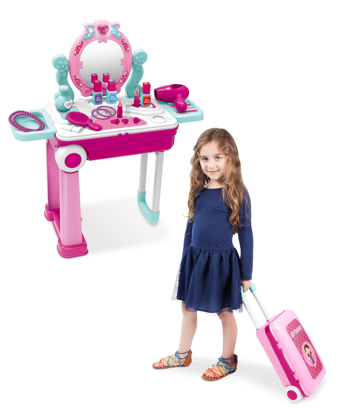 World Tech Toys Lil Beauty Mobile Suitcase Playset | Macy's