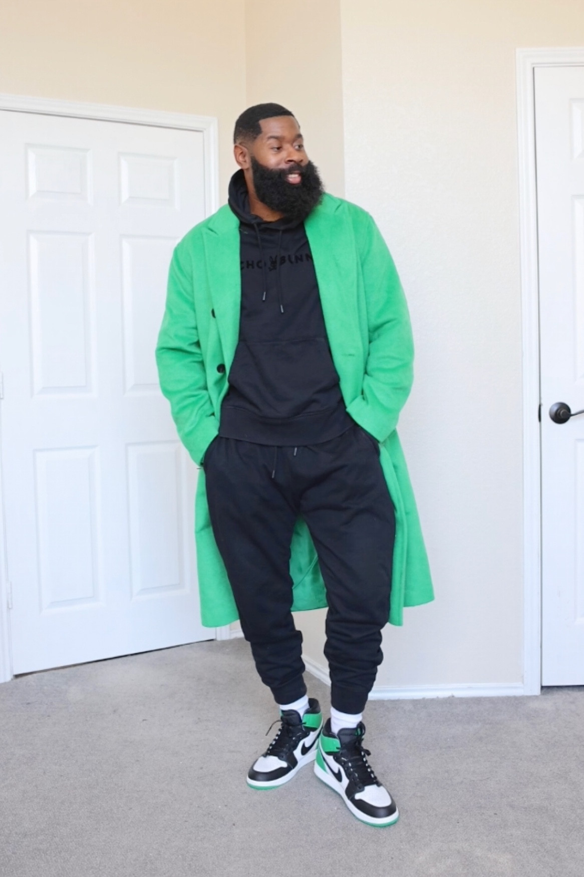 Cozy winter overcoat and sweats outfit 

#LTKSeasonal #LTKstyletip #LTKmens