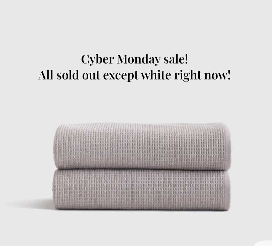 These Turkish bath towels are all sold out with this cyber Monday sale except for the white and the bundle just sold out grab it if you want it now I am!

Bath towels, home, guest bath, guest room, bedding

#LTKSaleAlert #LTKHome #LTKFindsUnder50