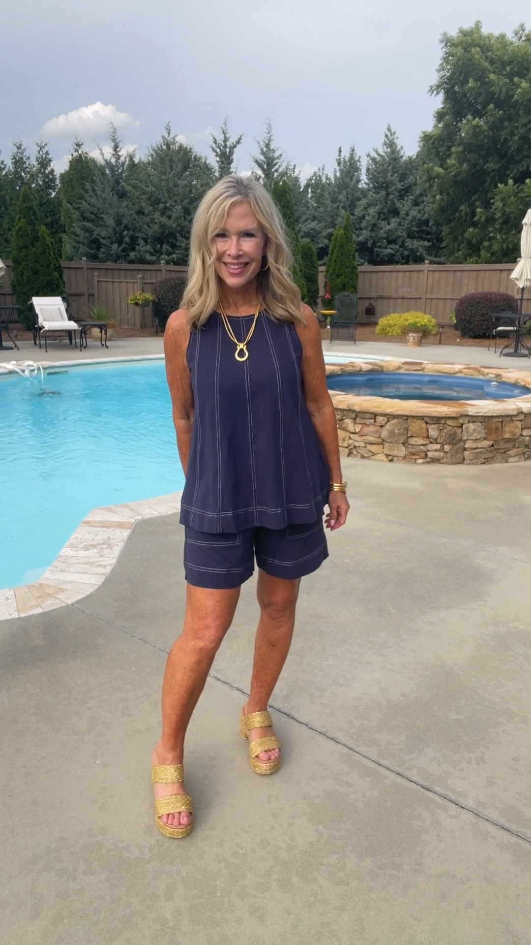 Prettiest navy blue cotton set!!!

#LTKdayinmylife #LTKgrwm