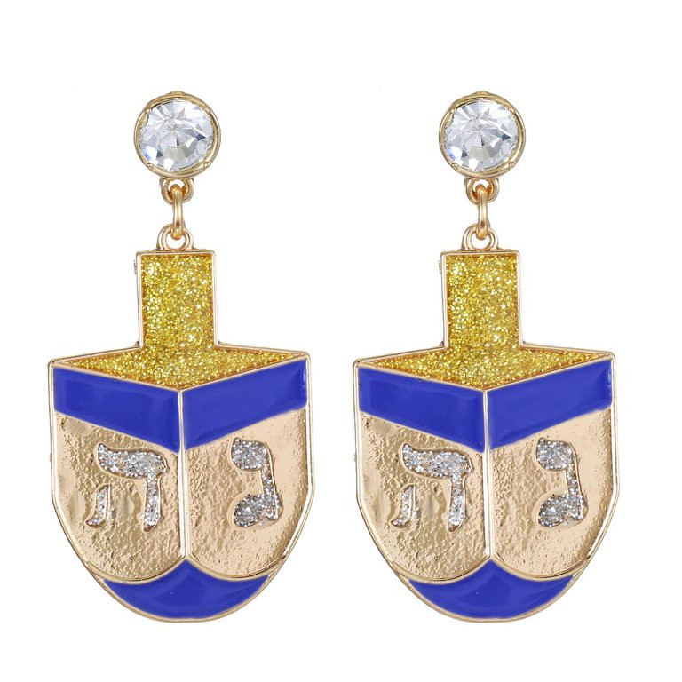 Hanukkah Celebration Women's Dradle Earrings, 1 Pair | Walmart (US)
