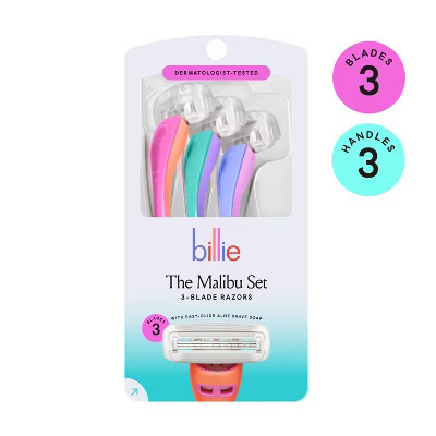 Billie Disposable Razor Malibu Mix - 3ct | Target