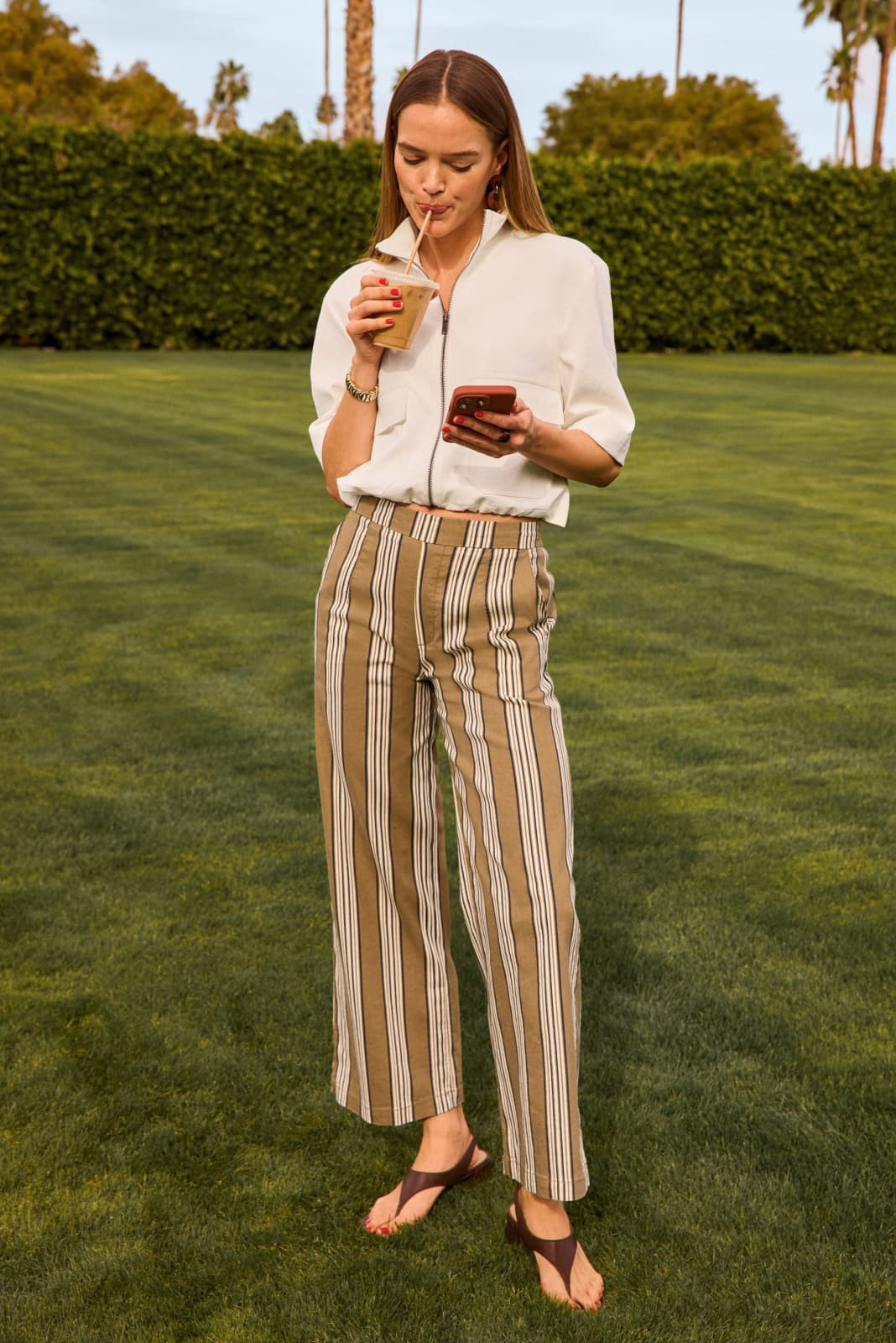 Maya Wide Leg Linen Pant | Evereve