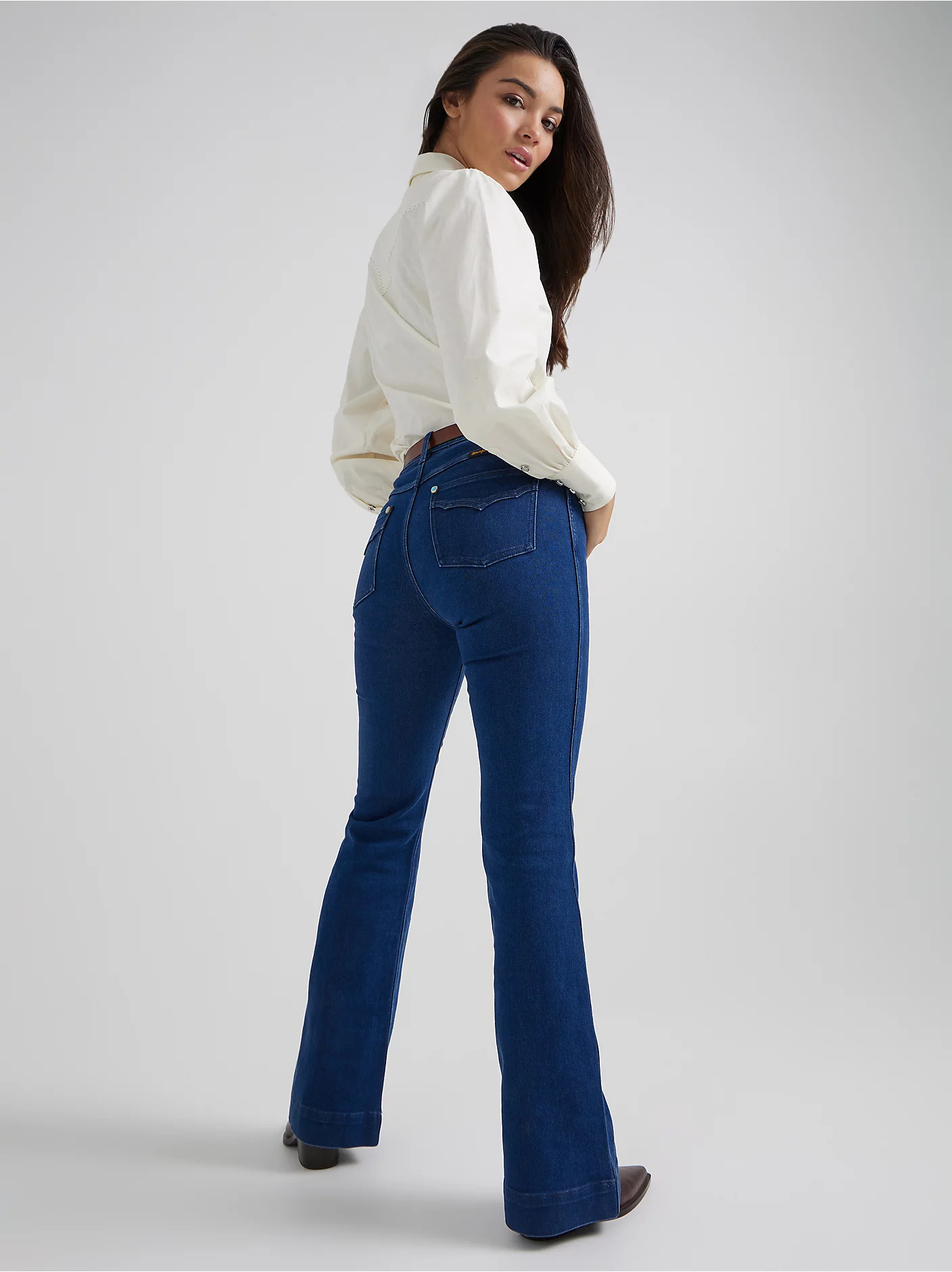 Wrangler® x Yellow Rose by Kendra Scott High Rise Trouser | Wrangler