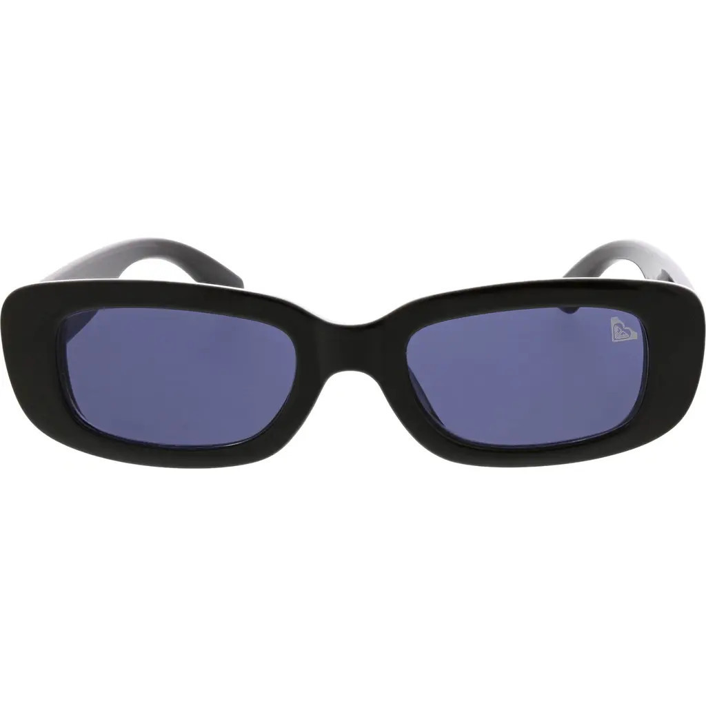 Roxy 53mm Slim Oval Sunglasses in Black at Nordstrom Rack | Nordstrom Rack