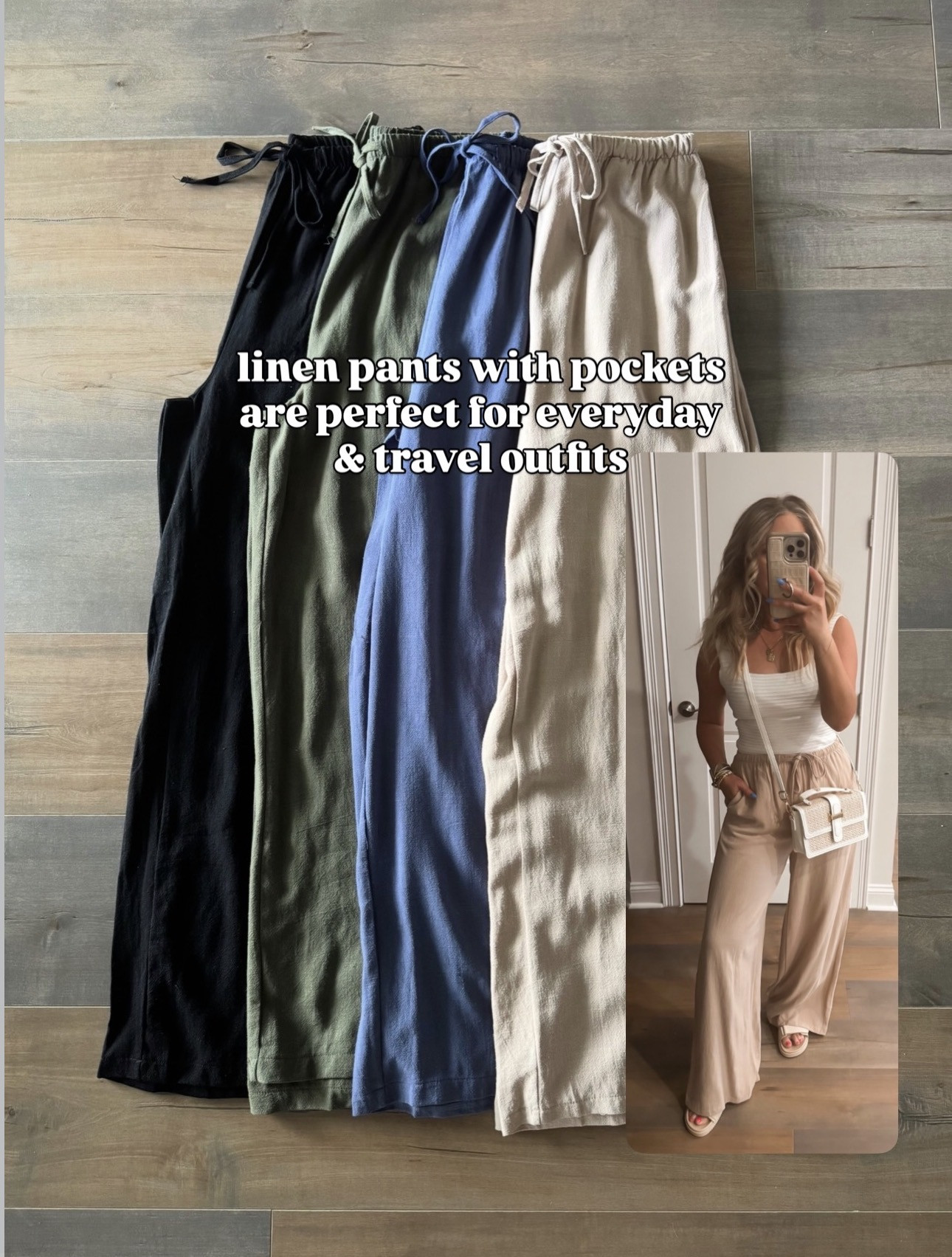 Perfect Amazon pants for your everyday and travel outfits! Soft, comfortable and stylish. Highly recommend! 

Comfortable style, everyday wear, affordable clothing finds, Amazon basics, linen pants, travel outfit, workwear, neutral colors, casual outfit inspo, Amazon fashion. 

 #LTKootd