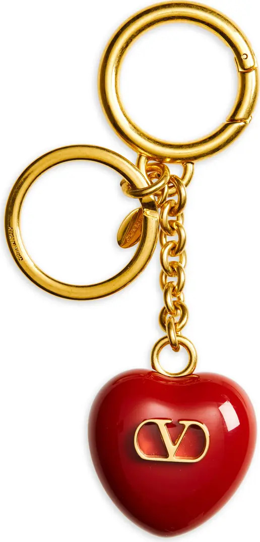 Coeur Royal VLOGO Signature Enamel Heart Bag Charm | Nordstrom