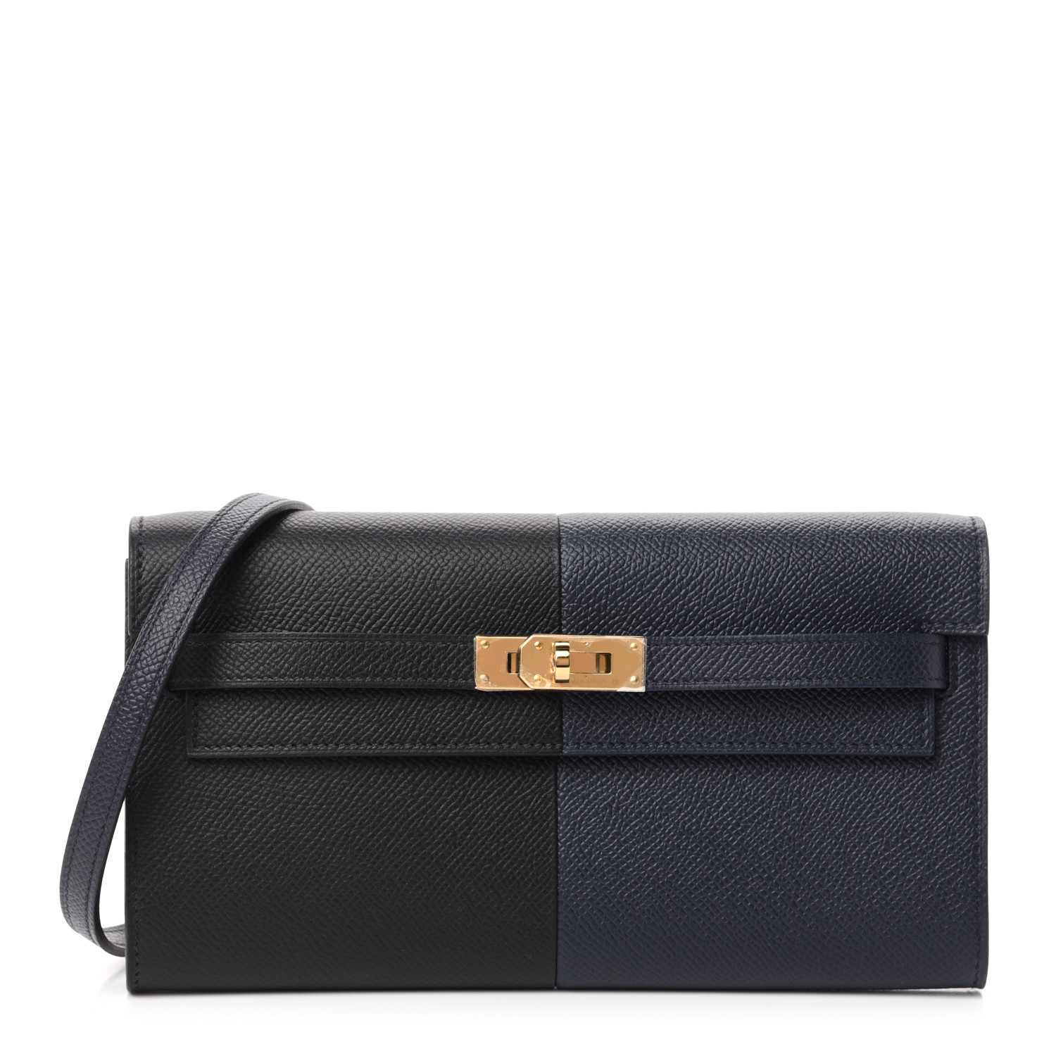 HERMES

Epsom Casaque Kelly Wallet To Go Black Bleu Indigo Bleu Frida | Fashionphile