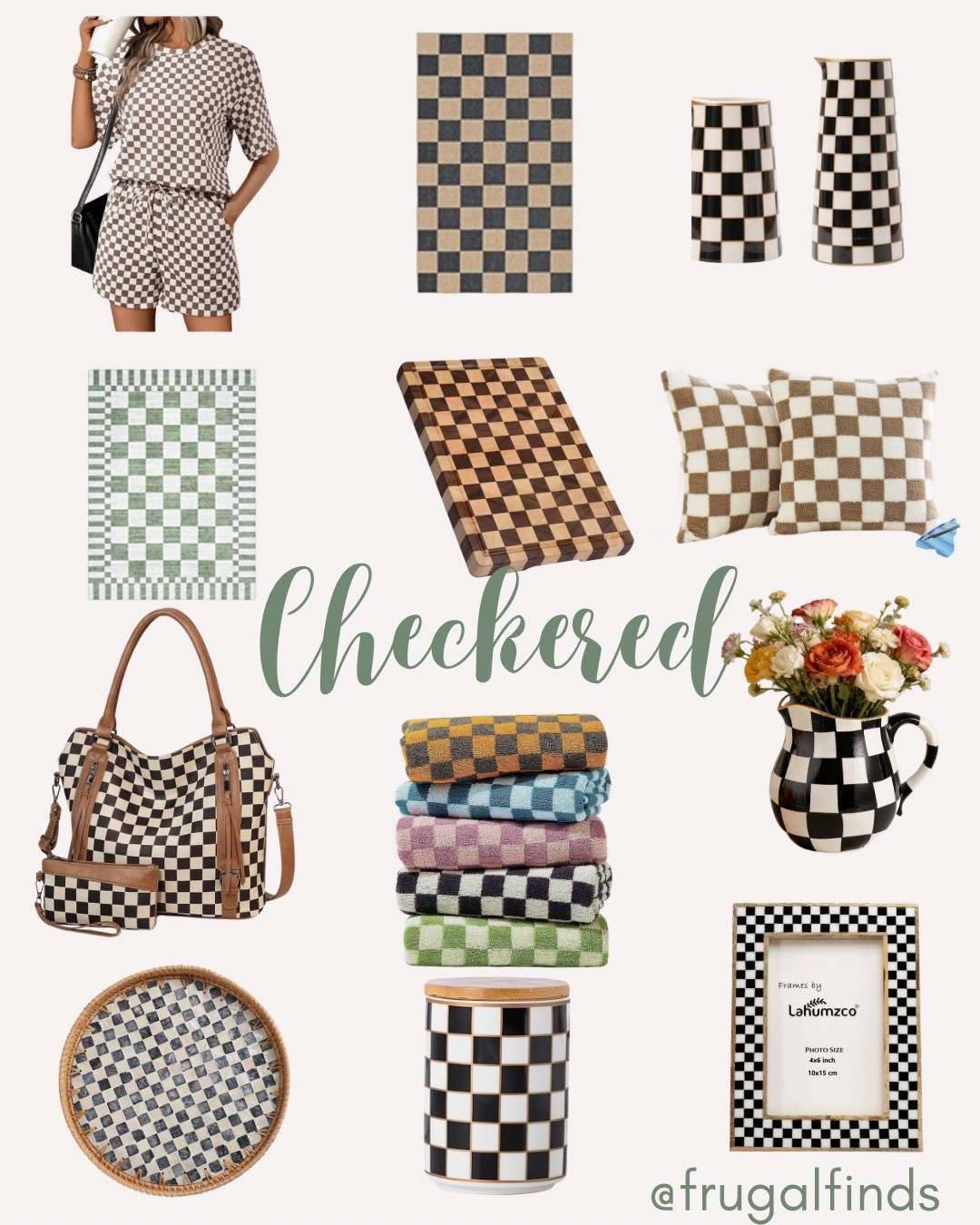 I still love a good checker print. I know it had its heyday a few years ago but guess what? Now it’s a staple for me. These are all on sale too, by the way. You know I got you.

#LTKHome #LTKootd #LTKSaleAlert