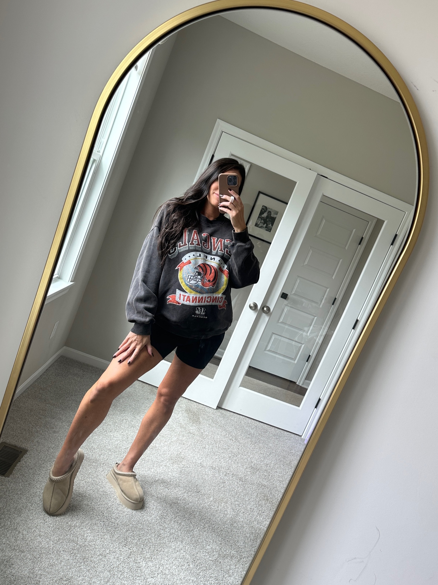 Bengals sweatshirt back in stock!
Wearing men’s size medium it’s so comfy 
Maternity biker shorts
Amazon finds
Bump style
Tazz Uggs


#LTKstyletip #LTKSeasonal #LTKbump