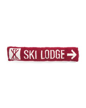 8x38 Textured Ski Lodge Pillow | TJ Maxx