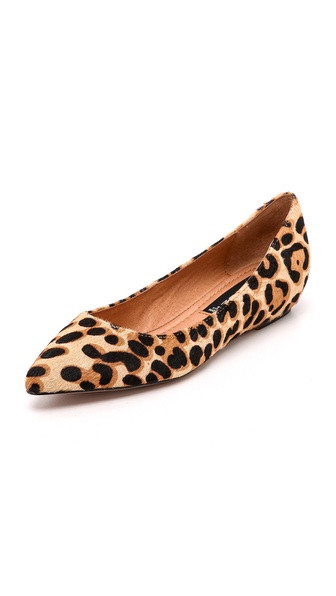 Steven Garnur Haircalf Wedge Flats - Leopard | Shopbop