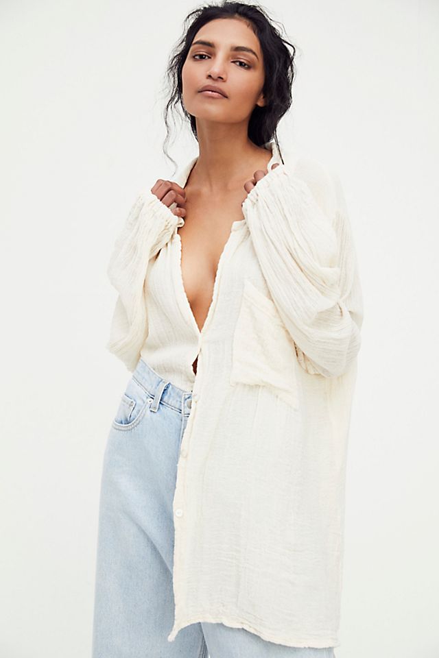 Bonny Button Up Top | Free People (Global - UK&FR Excluded)