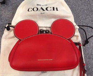 DISNEY X COACH Limited Edition Mickey Mouse Kisslock Wristlet leather purse NWT  | eBay | eBay US