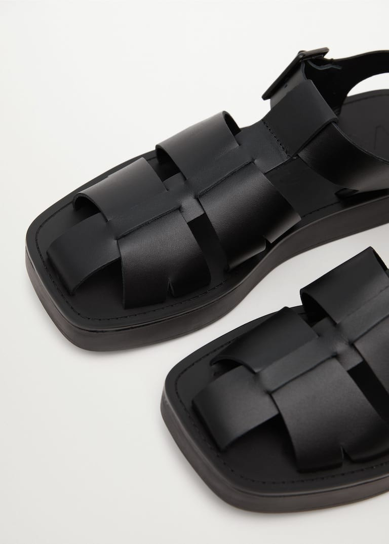 Leather jelly shoes | MANGO (US)