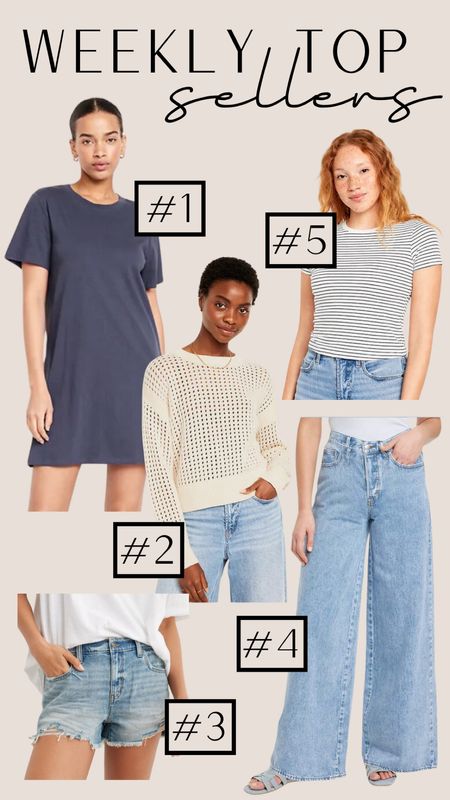 Weekly top sellers - weekly bestsellers - old navy favorites - target spring fashion - spring fashion - casual spring outfits - aerie denim shorts - spring denim

#LTKSeasonal #LTKstyletip #LTKfindsunder100