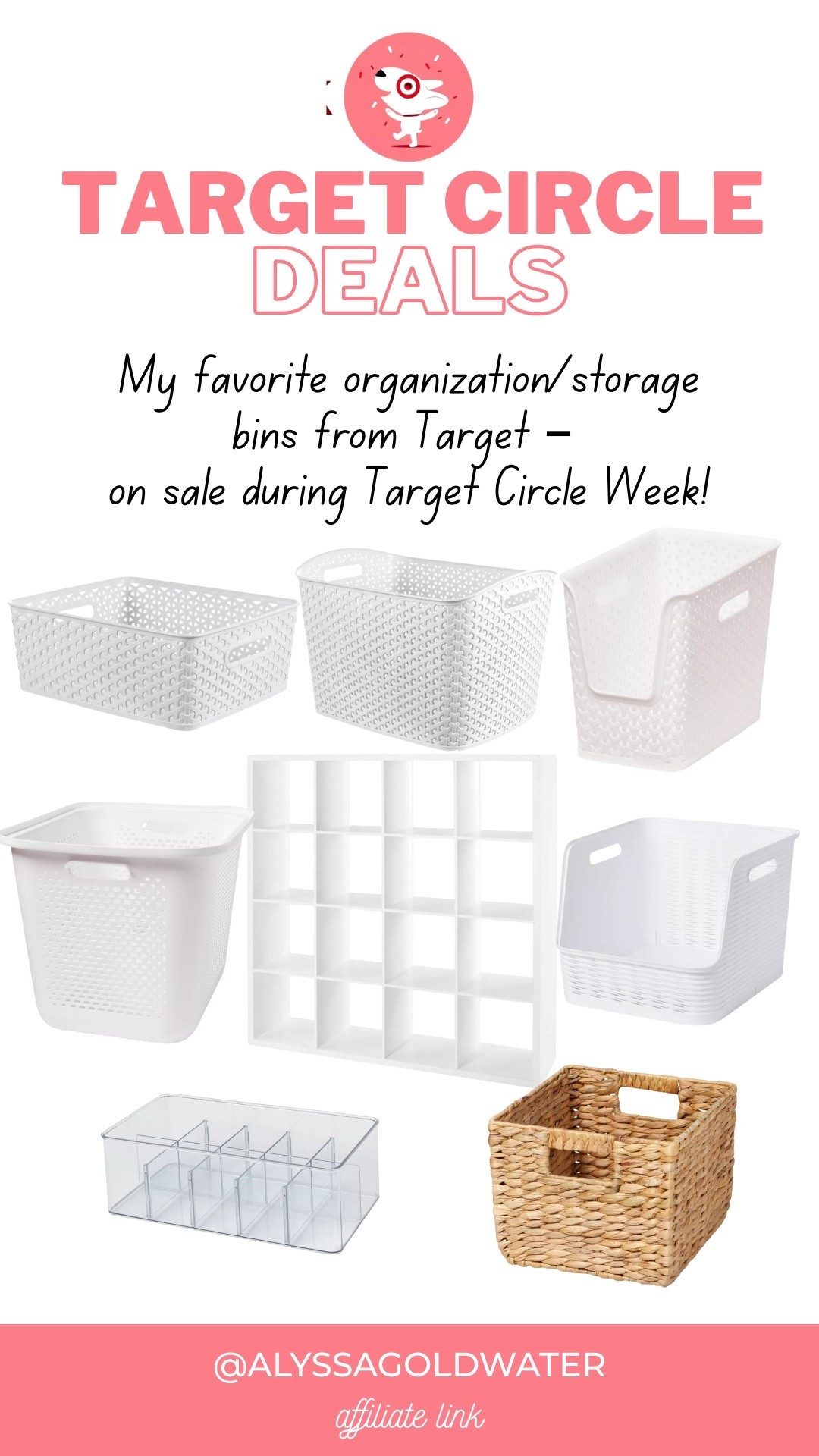 I get all my storage bins from Target, and they’re all on sale this week for Target Circle Week!  I’ve REALLY been loving the open front ones lately. It gives you the ability to see what’s inside, but it feels contained and organized at the same time  

#LTKHome #LTKSaleAlert #LTKFamily