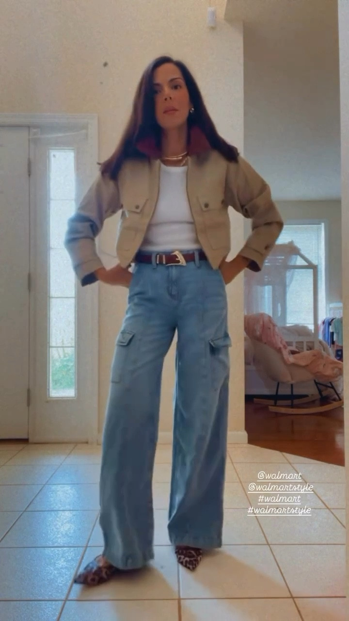 This Walmart look is 😍😍! Hurry things will sell out FAST! 

I’m in a small white top (4-6)
High rise wide leg Jeans size 0
Crop jacket XS (0-2)

#LTKOver40 #LTKStyleTip #LTKFindsUnder50